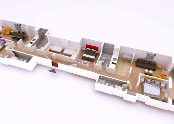 Perfectly Located 4Bed 4Bath Apartment In Barcelona 1 2